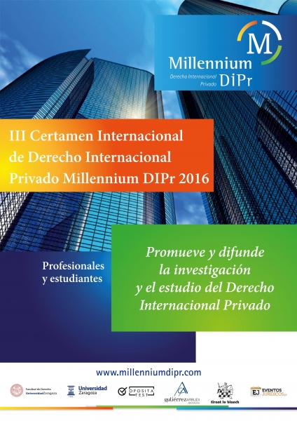 III Certamen Internacional de Derecho Internacional Privado Millennium DIPr