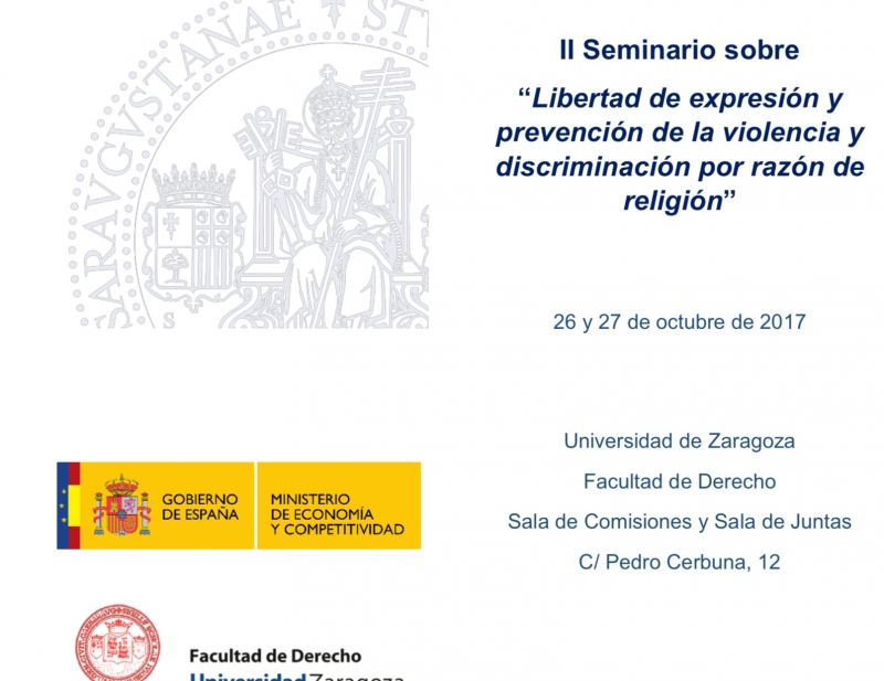II Seminario Libertad de expresión y prevención de violencia y discriminación por religión       
