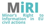 Cuestionario para profesionales: MiRI - Derecho del Menor a ser informado en los procesos civiles en la UE -Mejorando el derecho del niño a ser informado en los procesos civiles en la UE
