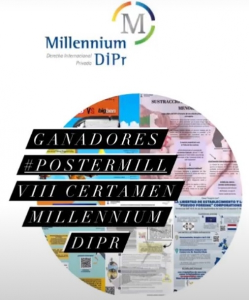 VIII Certamen Internacional Millennium DIPr. – Ganadores #PosterMill