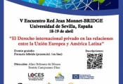 V Encuentro Red Jean Monnet – BRIDGE. Universidad de Sevilla 18-19 de abril